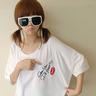 Fresco Oval T-shirt  White